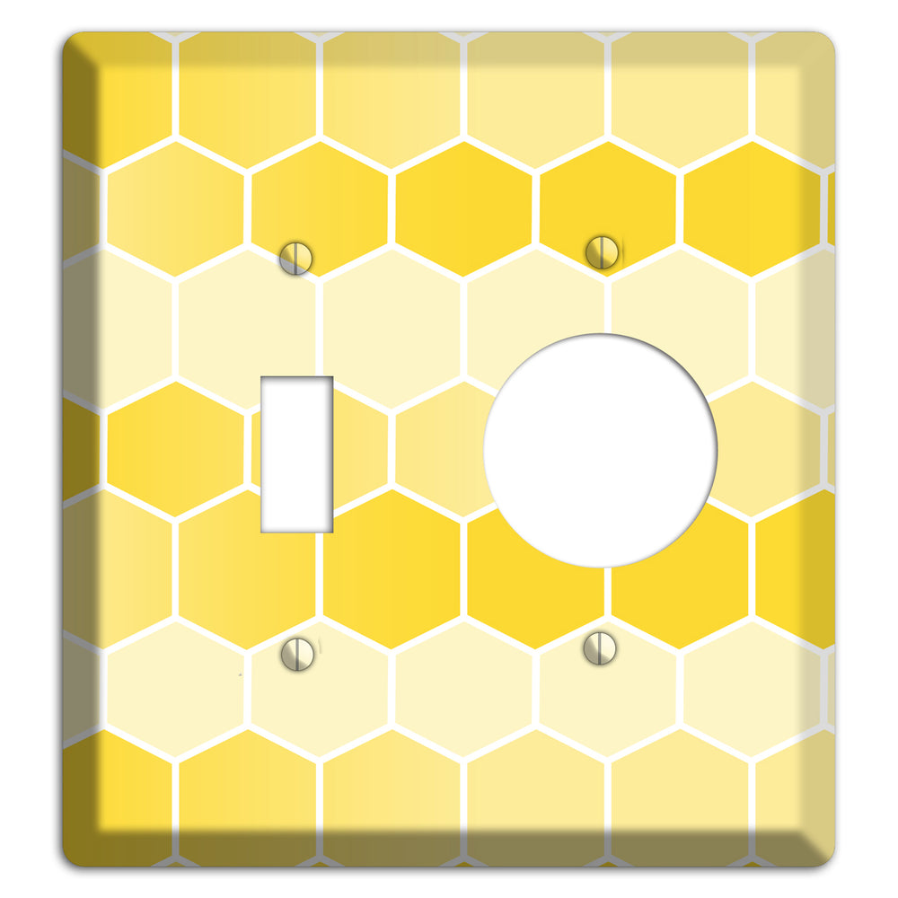 Golden Comb Drift Toggle / Receptacle Wallplate