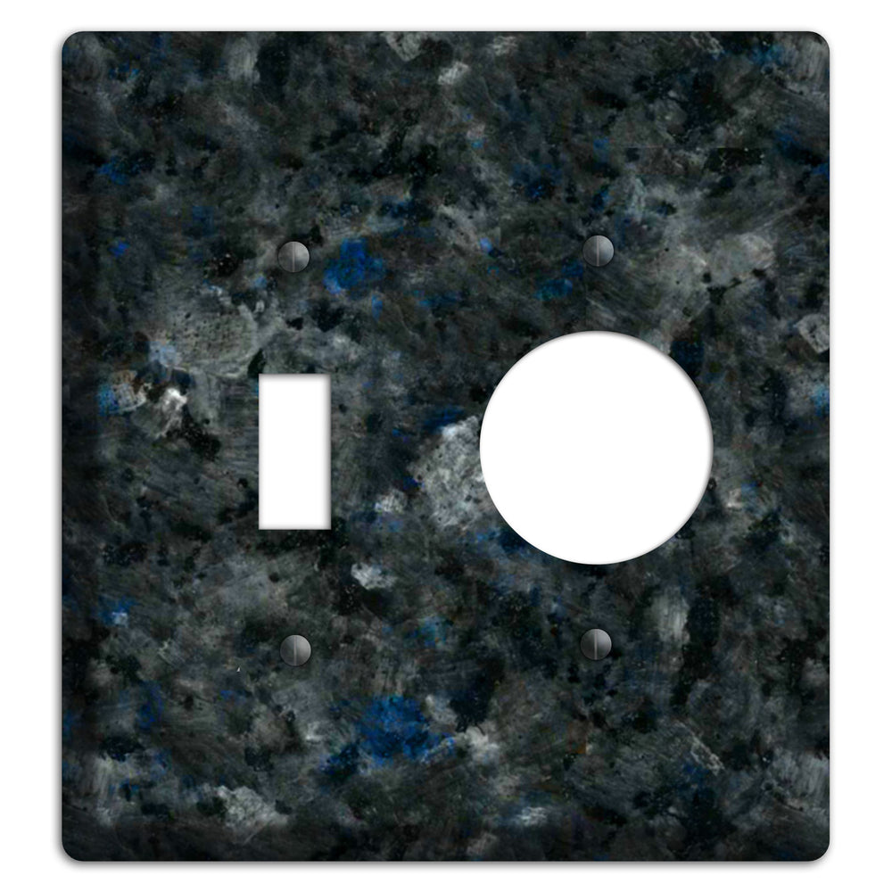 Blue Pearl GT Granite Toggle / Receptacle Wallplate