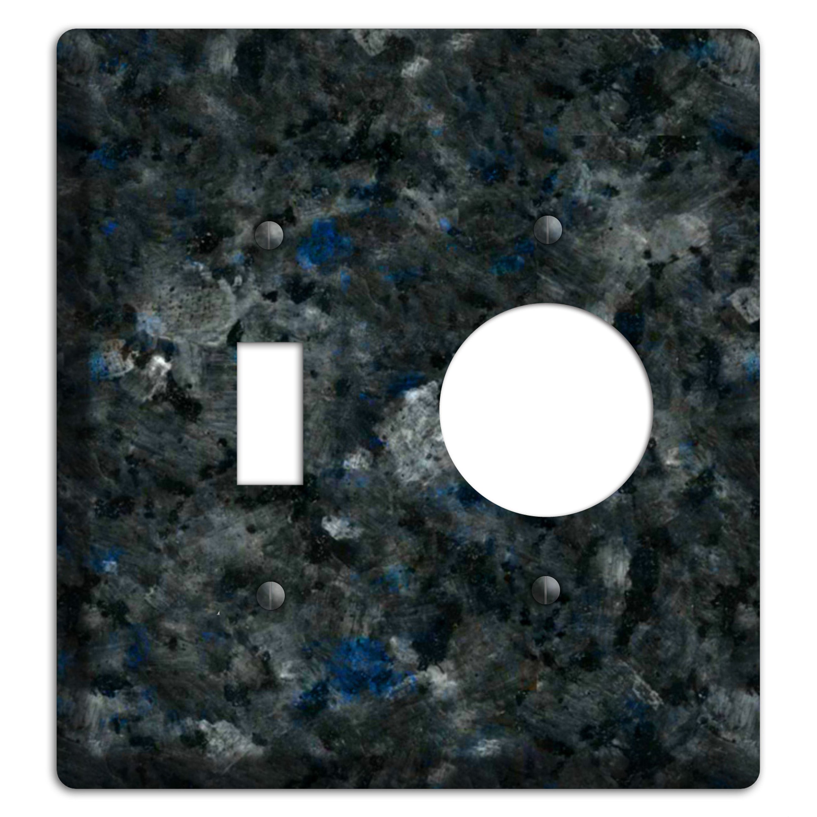 Blue Pearl GT Granite Toggle / Receptacle Wallplate