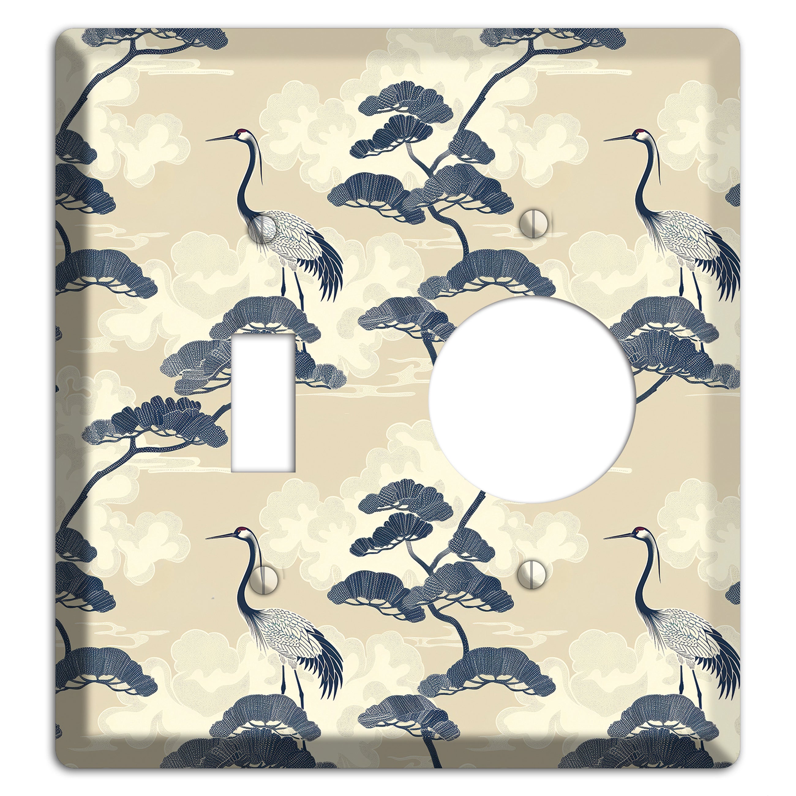 Indigo Pine Serenity Toggle / Receptacle Wallplate