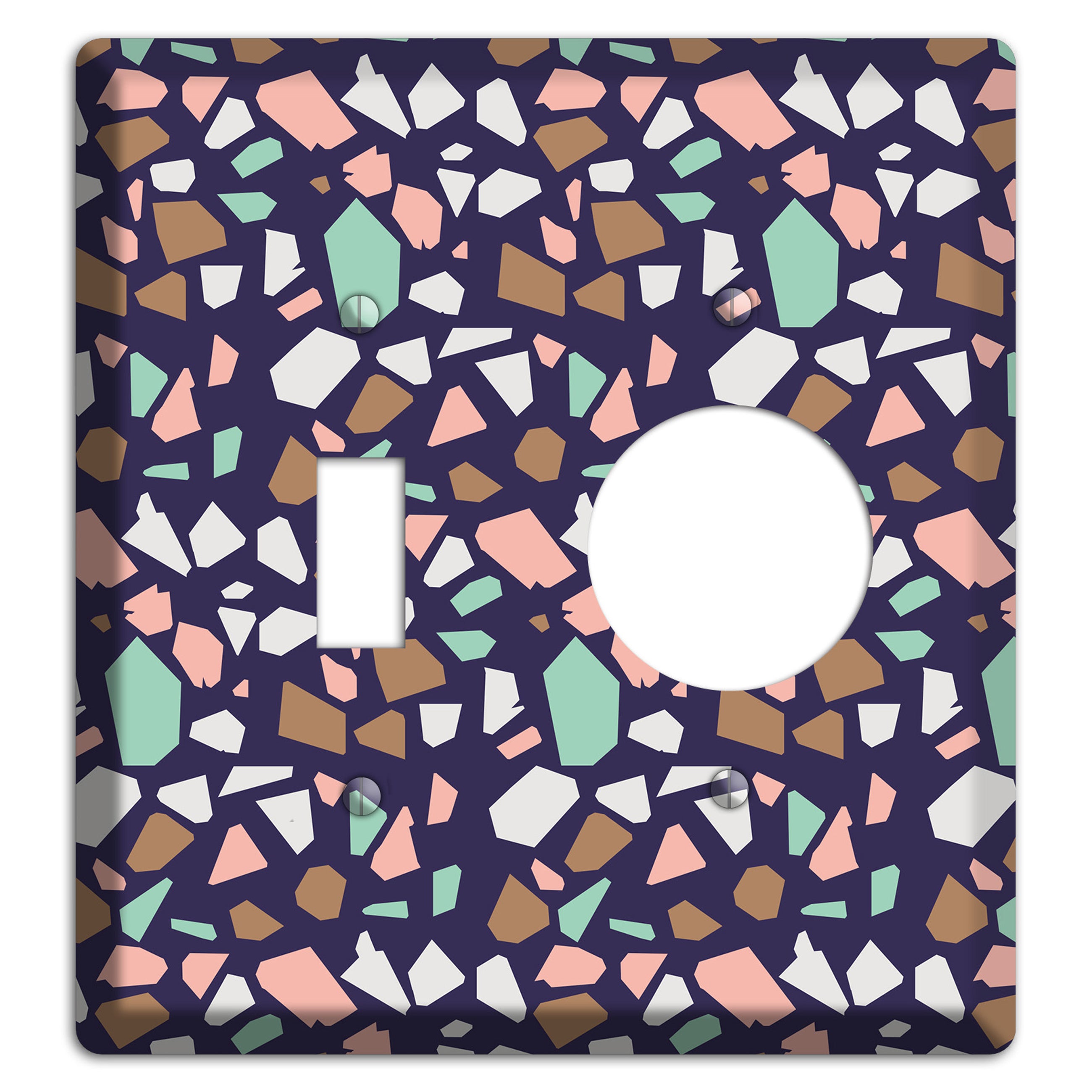Midnight Mosaic Toggle / Receptacle Wallplate