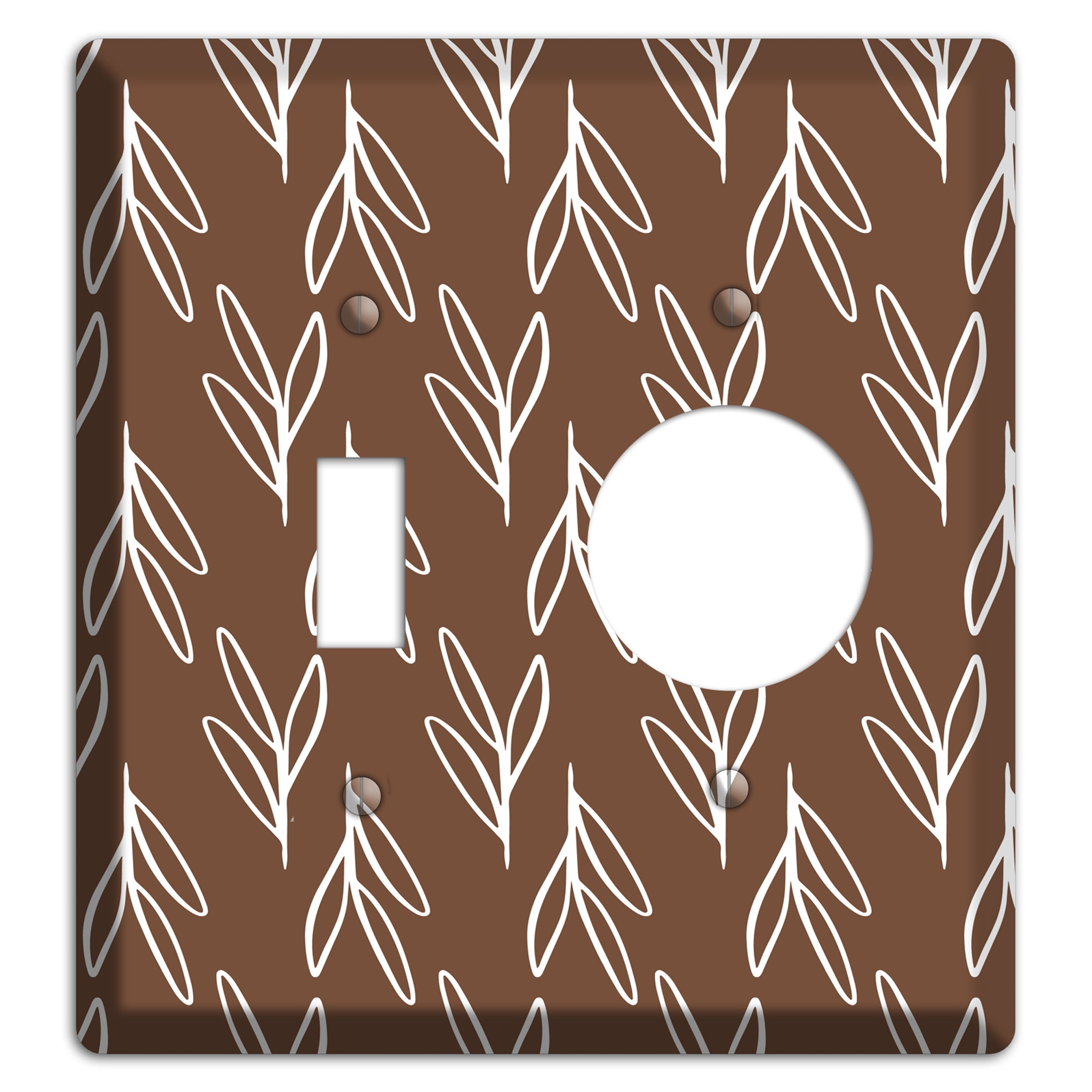 Wheat & Shadow Toggle / Receptacle Wallplate