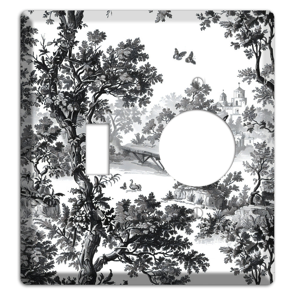 Woodland Chapel Mist Toggle / Receptacle Wallplate