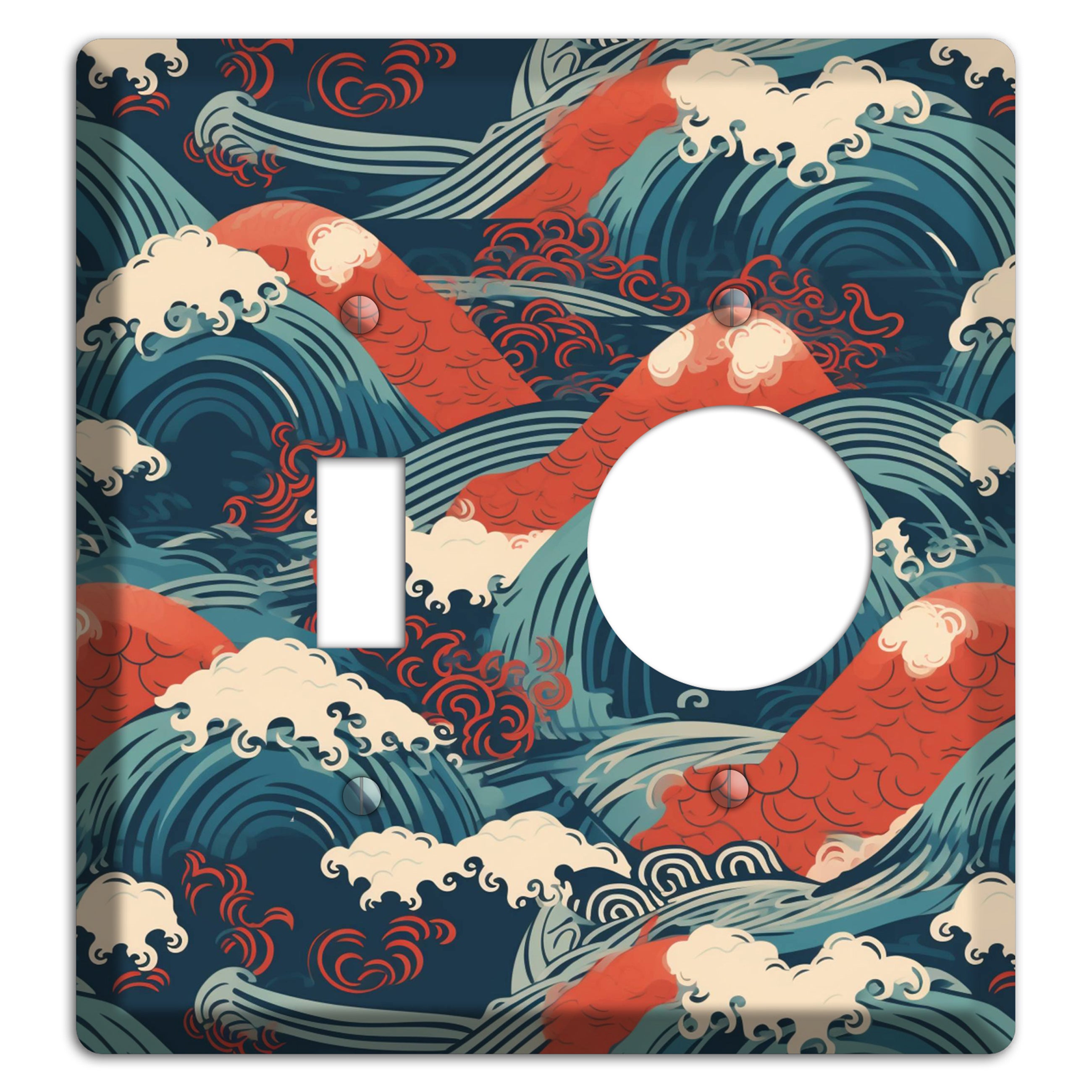 Koi & Tempest Toggle / Receptacle Wallplate