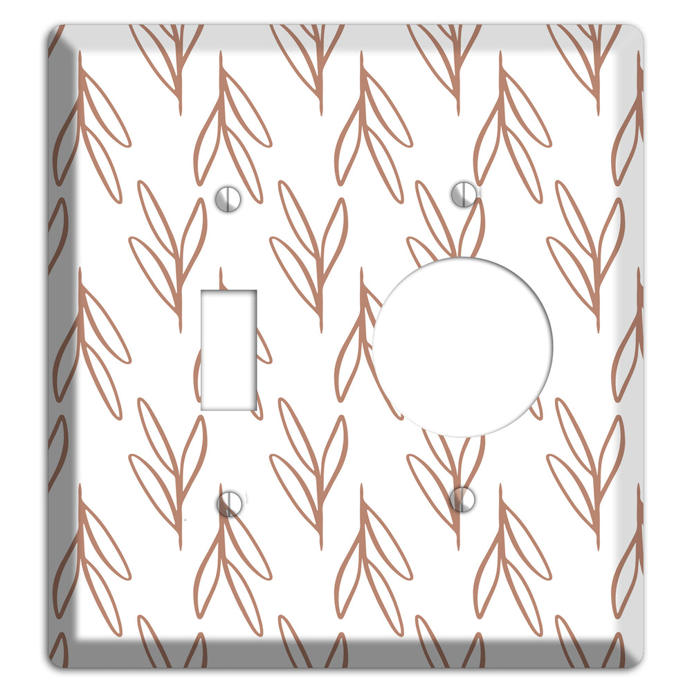 Whisper & Stem Toggle / Receptacle Wallplate