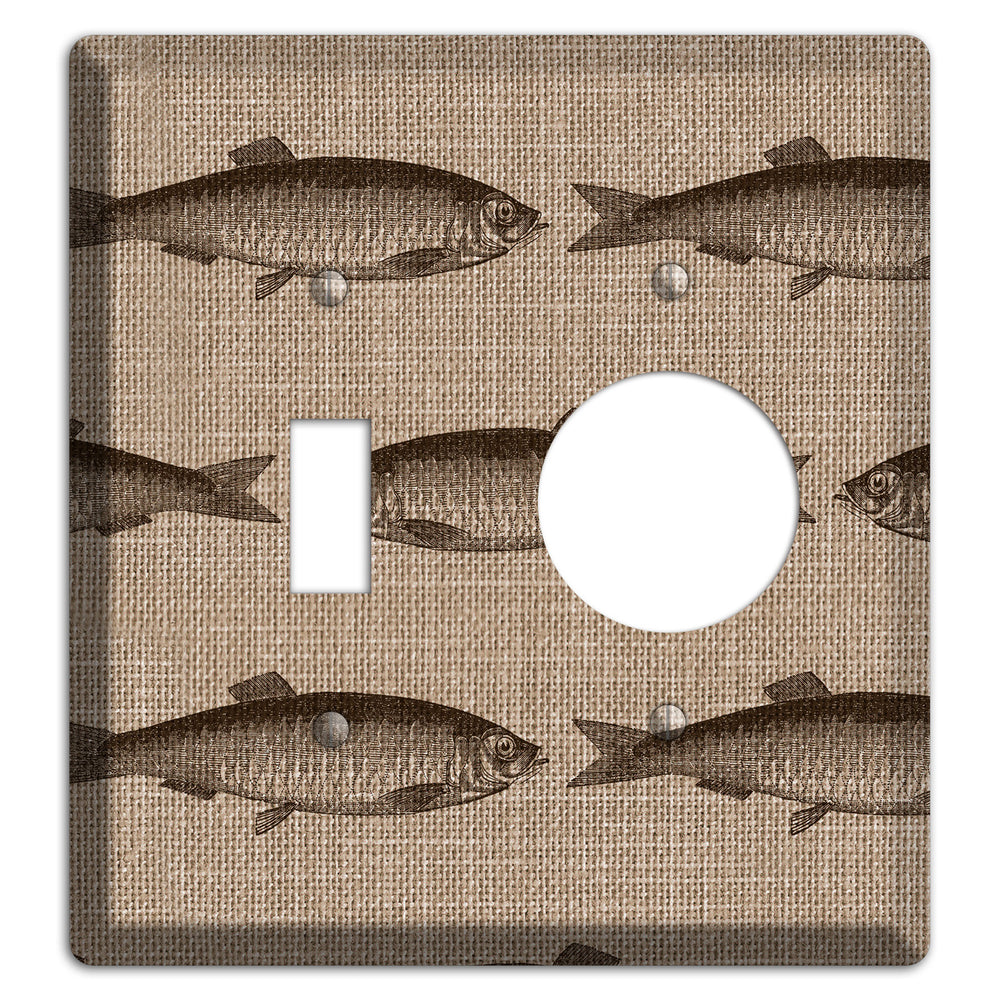 Shoal Sketch Toggle / Receptacle Wallplate