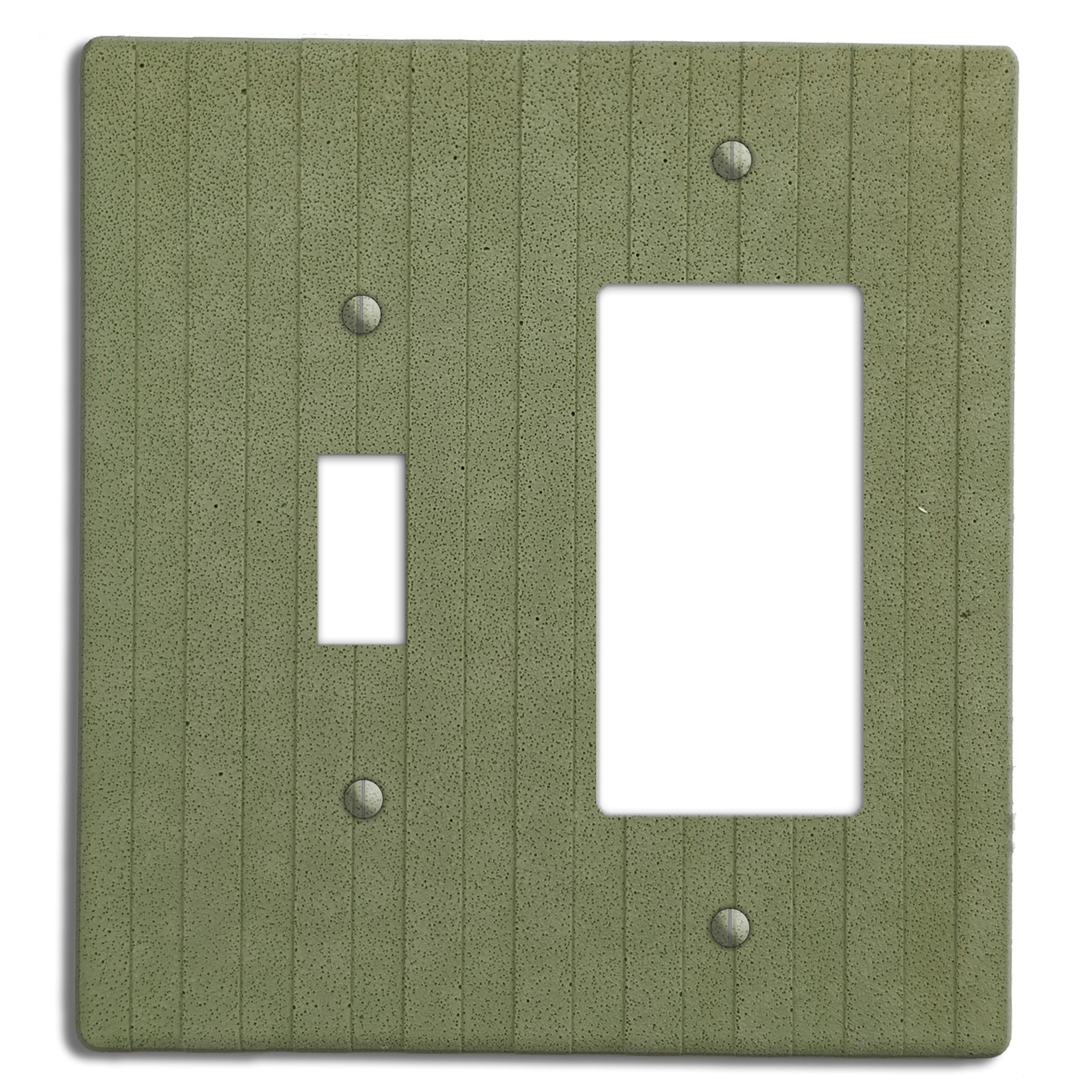 Sage Green Boho Stripes Toggle / Rocker Cover Plate