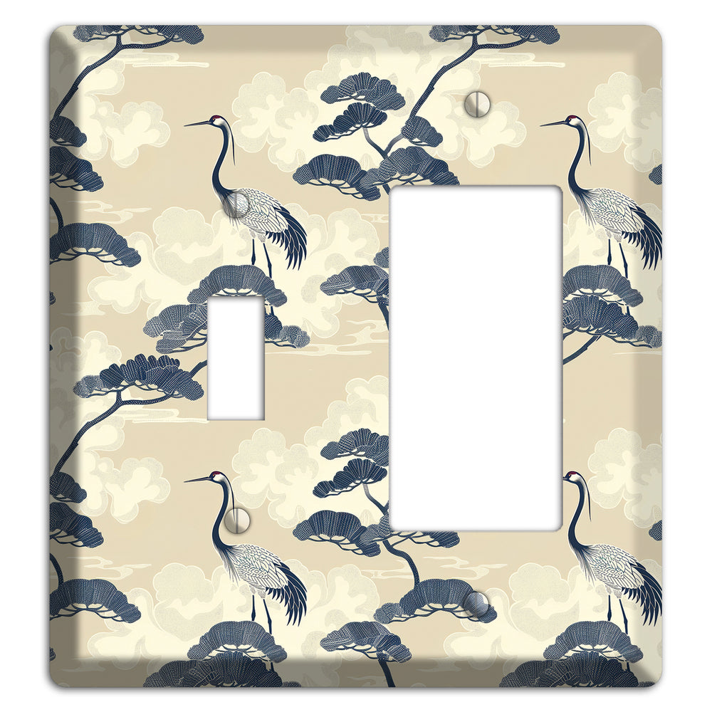 Indigo Pine Serenity Toggle / Rocker Wallplate