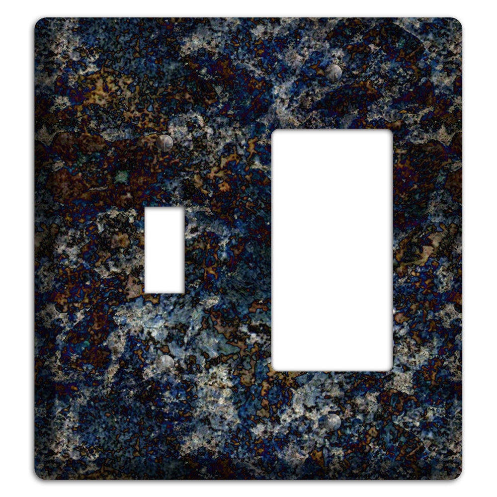 Blue Louise Granite Toggle / Rocker Wallplate