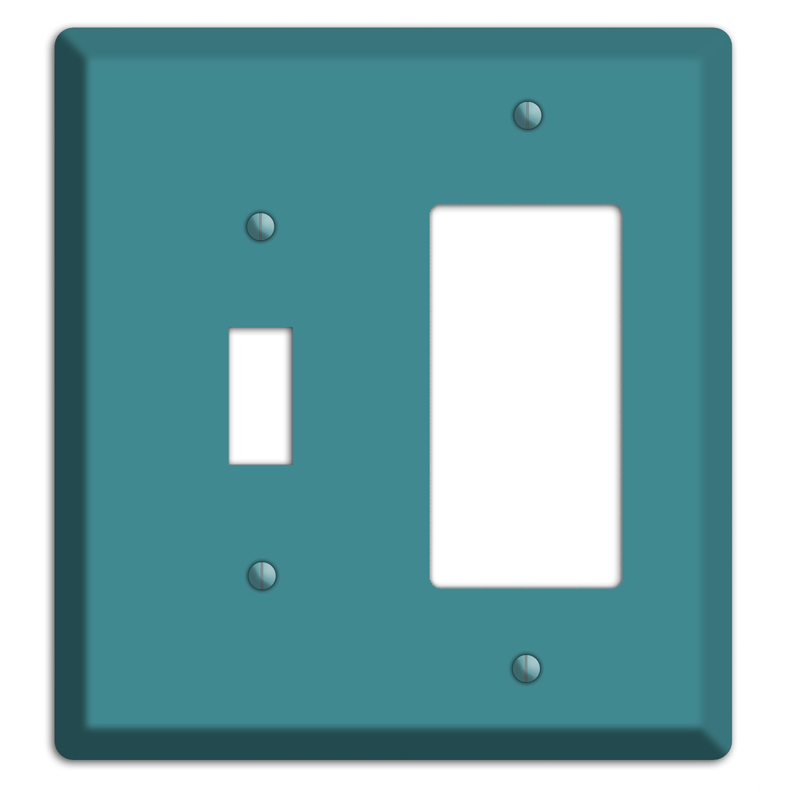 Baxter Turqouise Toggle / Rocker Wallplate