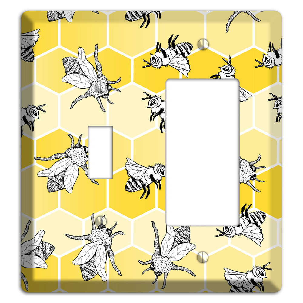 Hive Mind Scatter Toggle / Rocker Wallplate