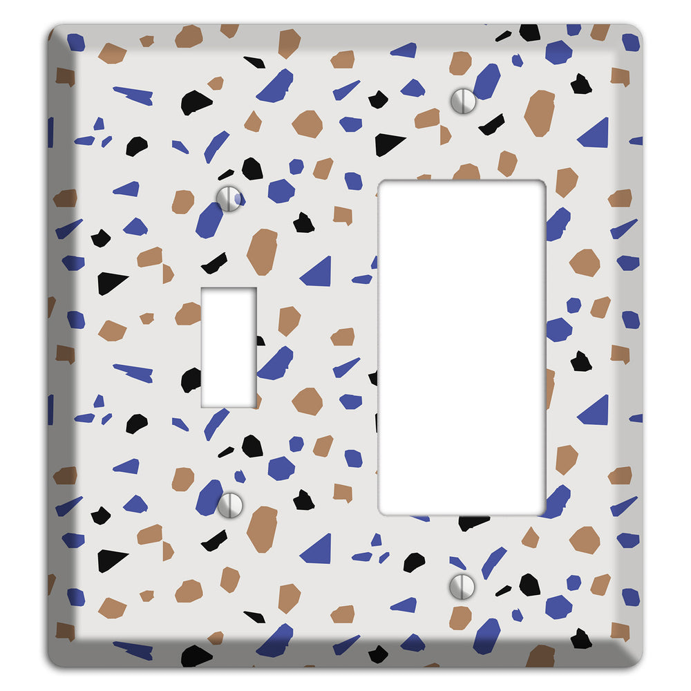 Retro Pop Terrazzo Toggle / Rocker Wallplate