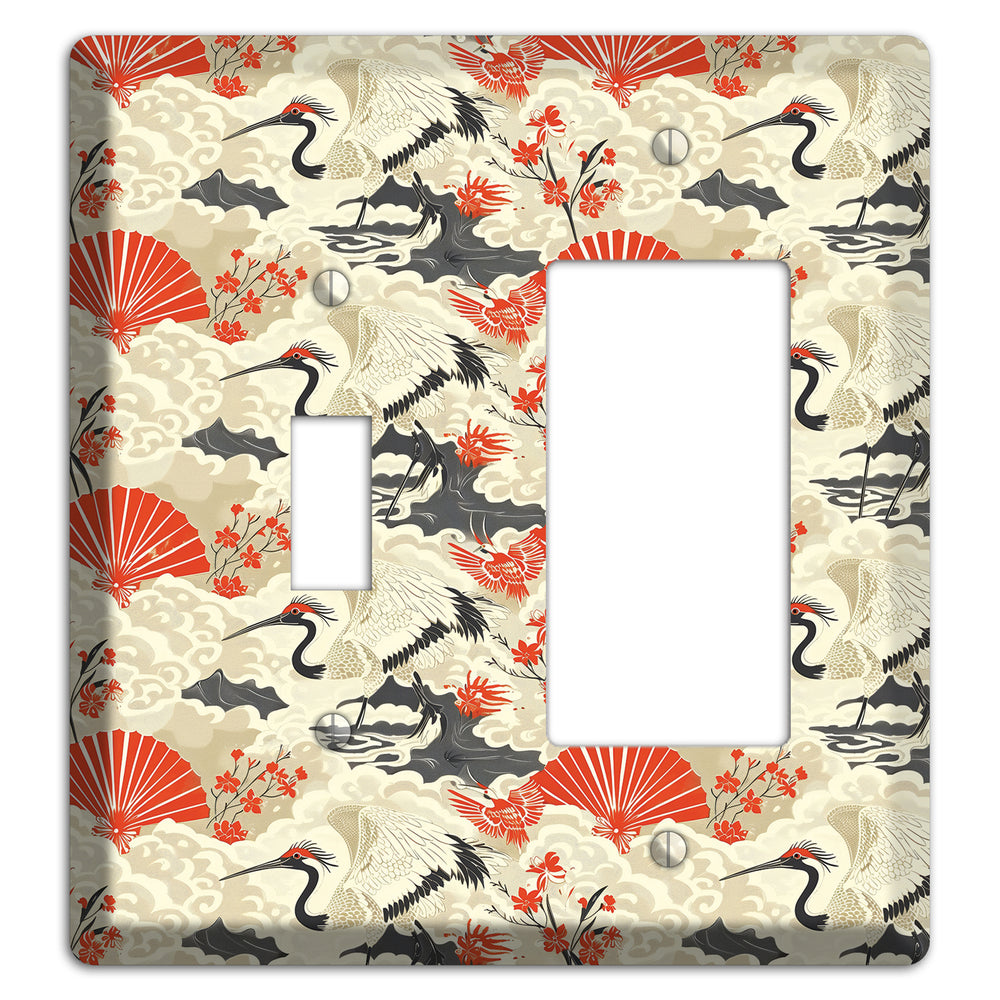Vermillion Mist Reverie Toggle / Rocker Wallplate