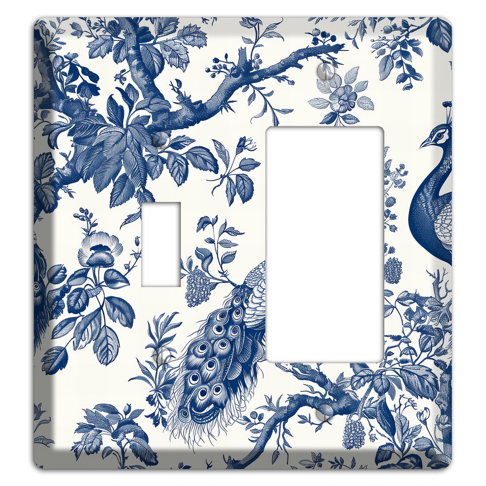 Peacock & Branch Toggle / Rocker Wallplate