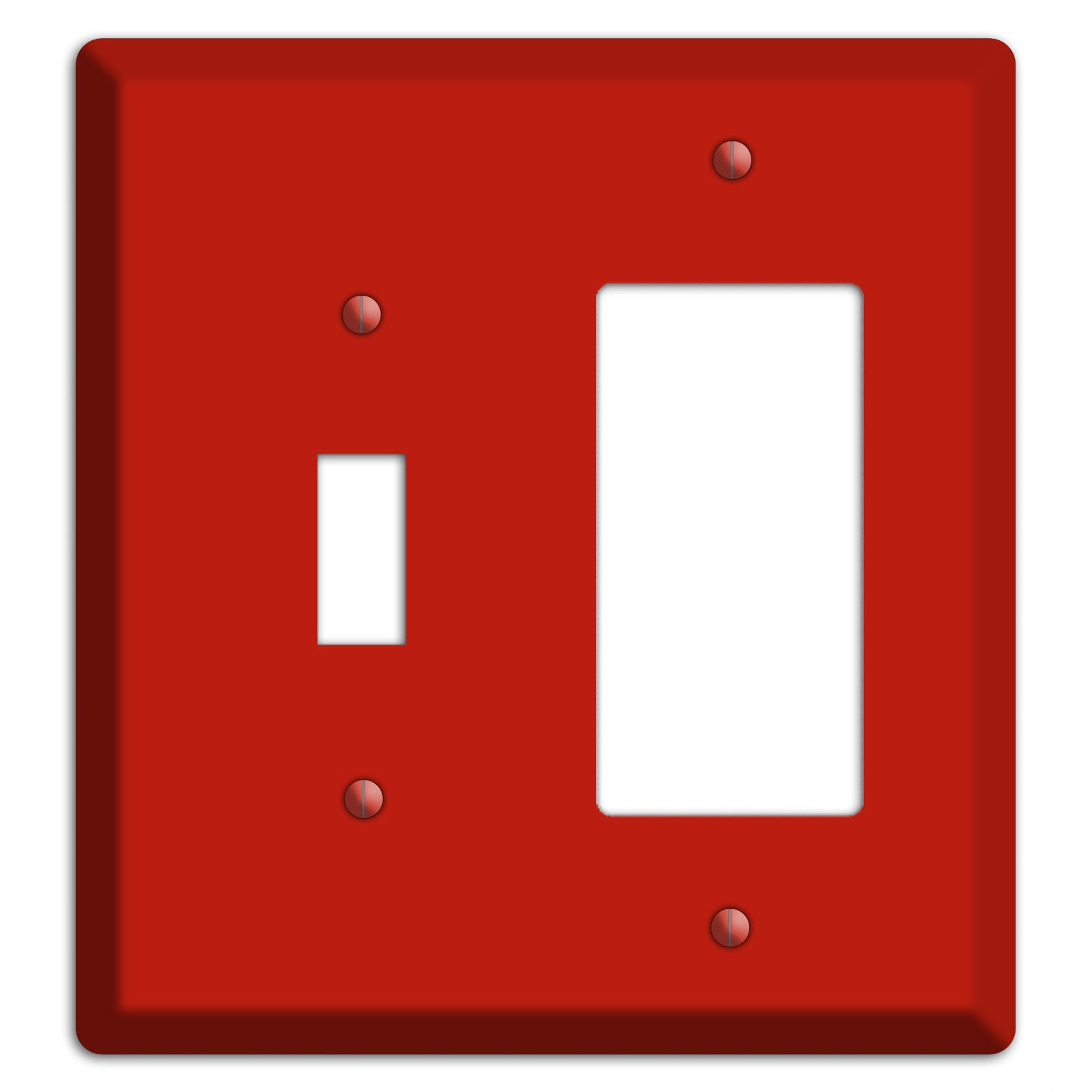 Baxter Simply Red Toggle / Rocker Wallplate