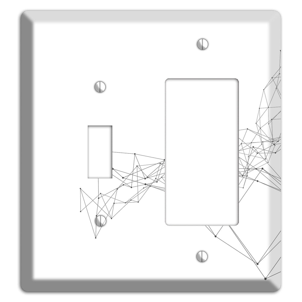 Emergent Mesh Theory Toggle / Rocker Wallplate