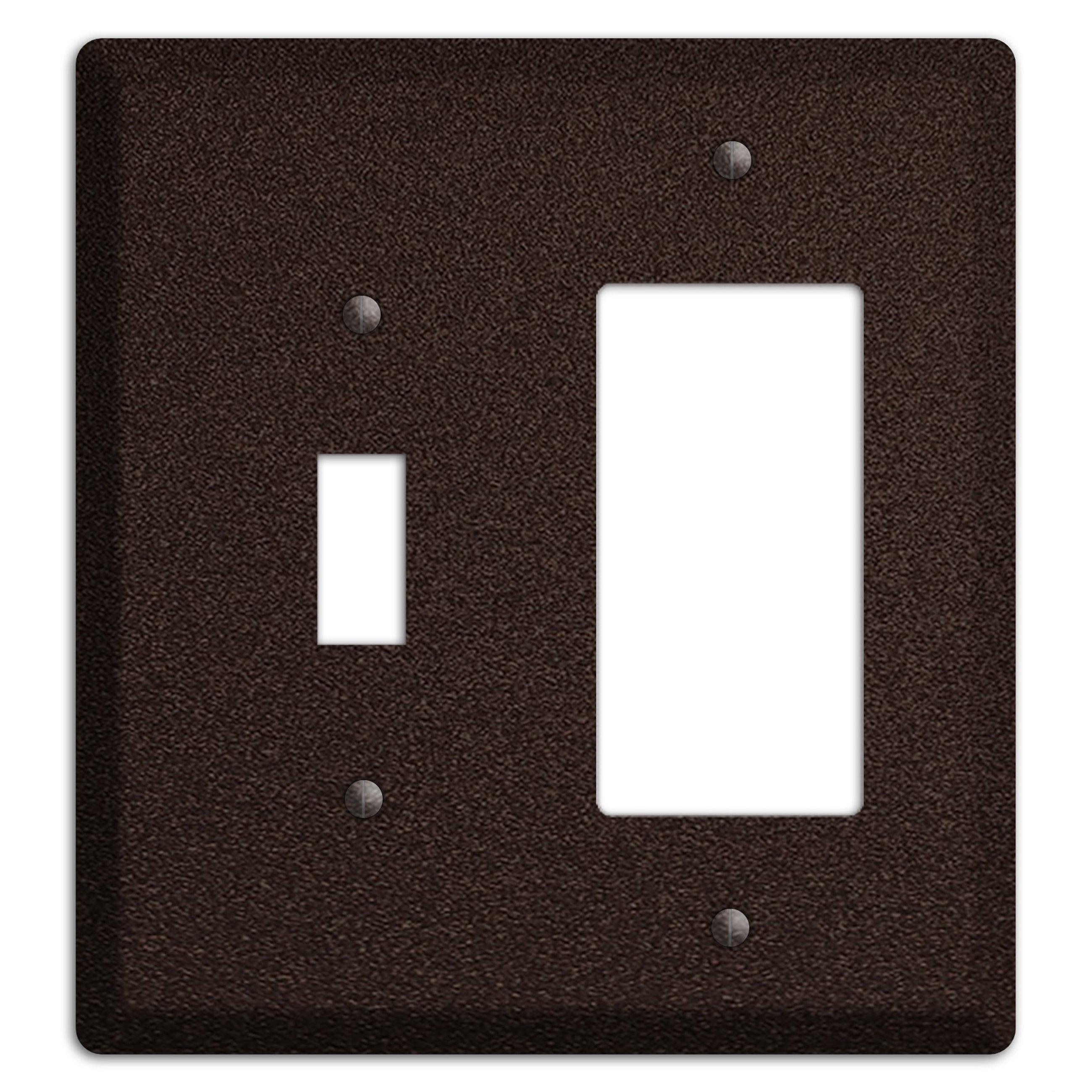 Baxter Subtle Antique Bronze Toggle / Rocker Wallplate