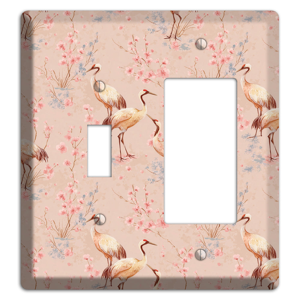 Blush Sakura Passage Toggle / Rocker Wallplate