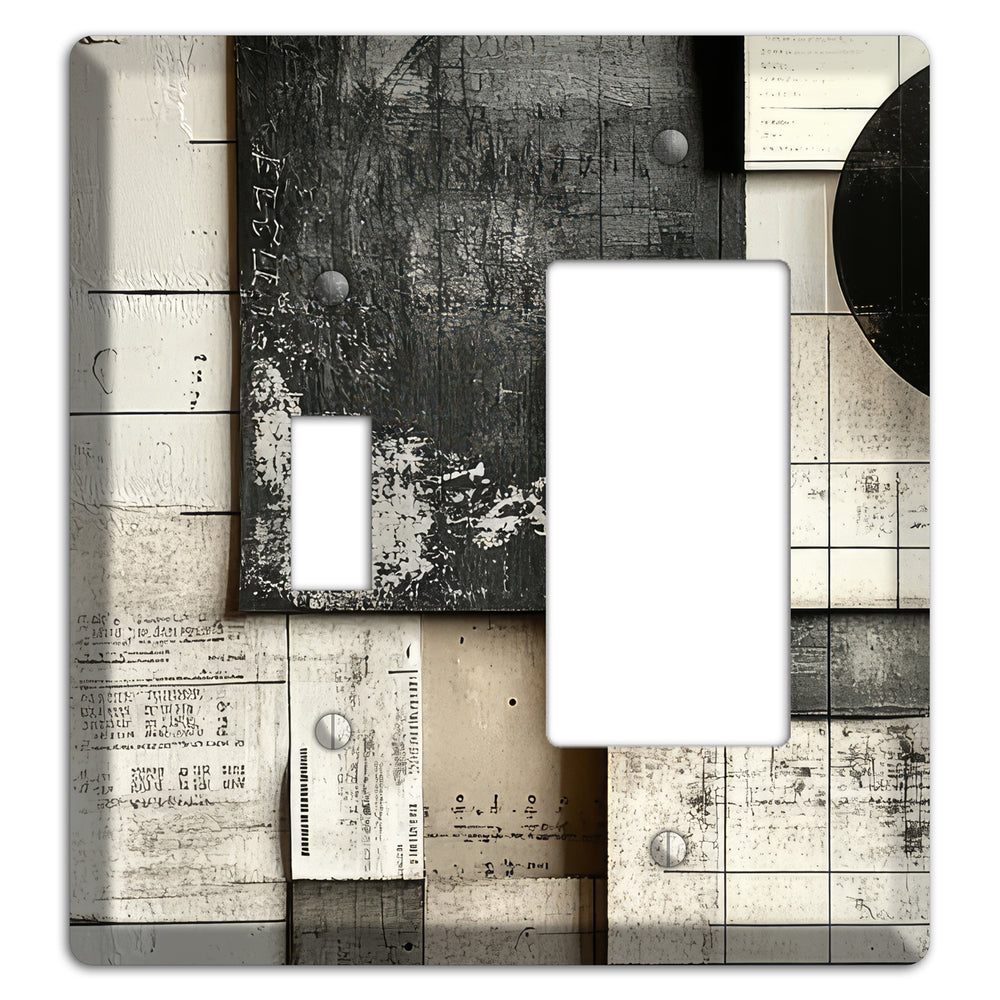 Lunar Grid Archive Toggle / Rocker Wallplate