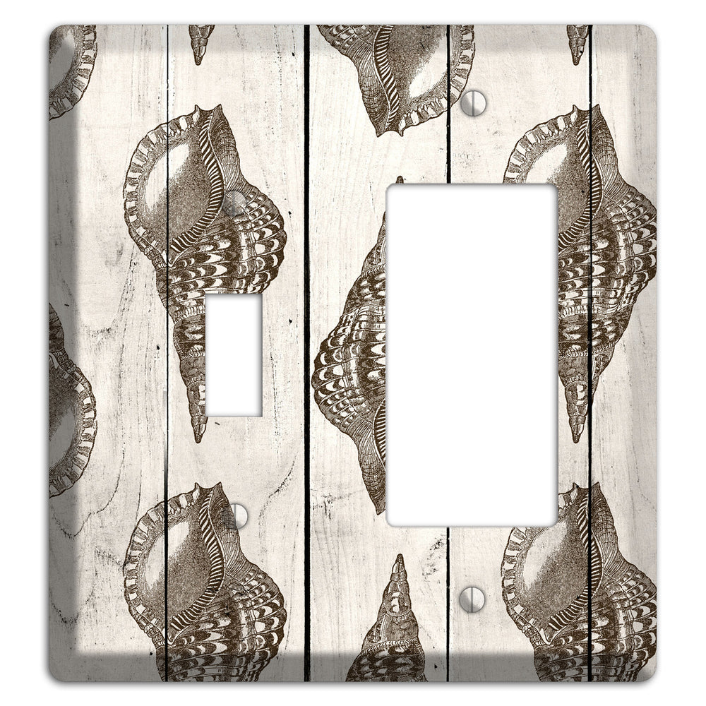 Shellbound Shore Toggle / Rocker Wallplate