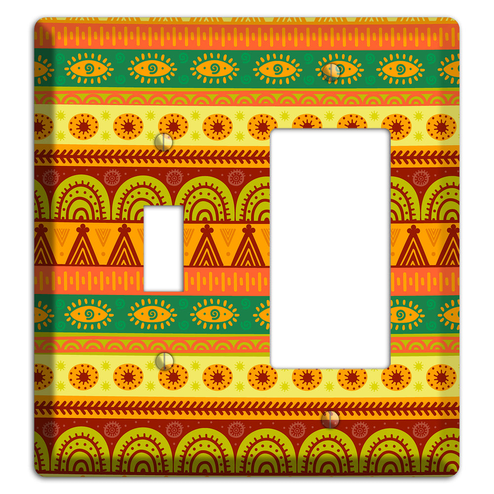Ethnic Harmony Toggle / Rocker Wallplate