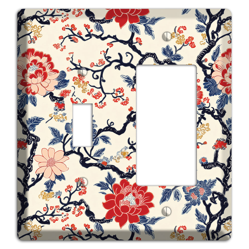 Crimson Branch Reverie Toggle / Rocker Wallplate