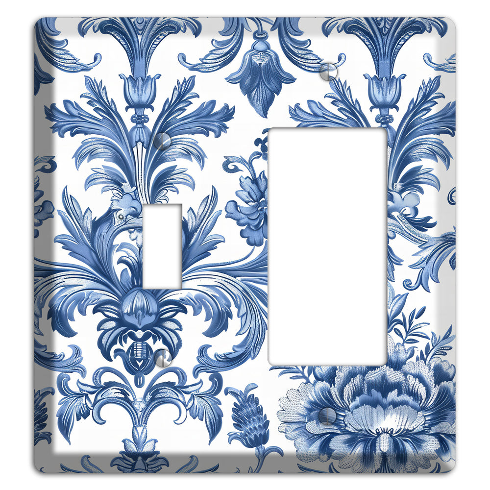 Porcelain Garden Reverie Toggle / Rocker Wallplate