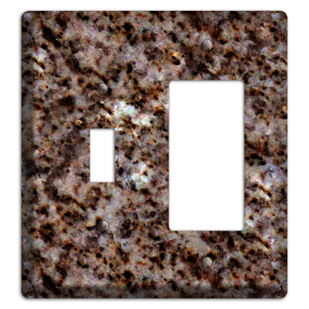 Baltic Brown Granite Toggle / Rocker Wallplate