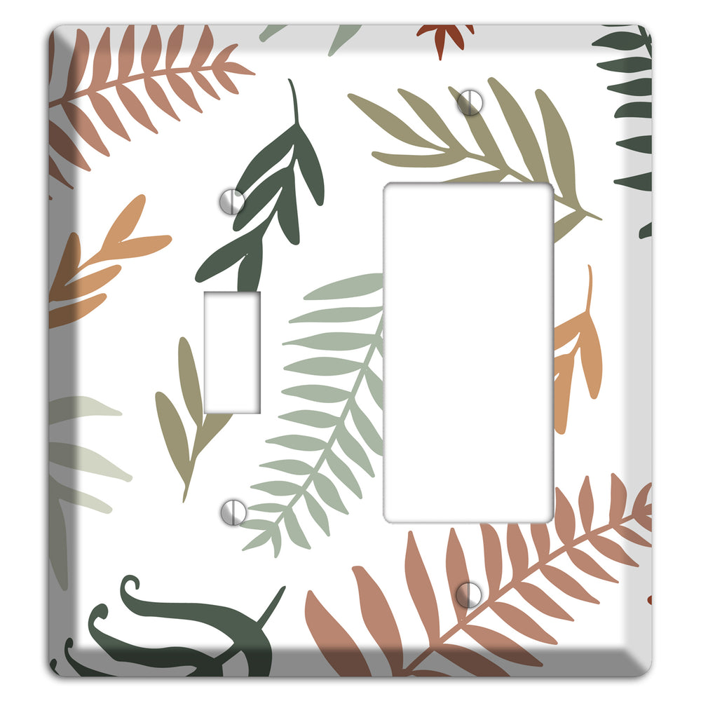 Foliage Adrift Toggle / Rocker Wallplate