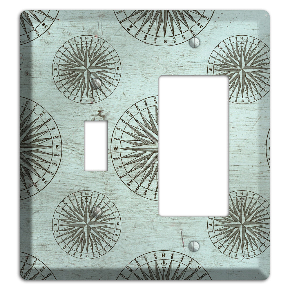 Compass & Current Toggle / Rocker Wallplate