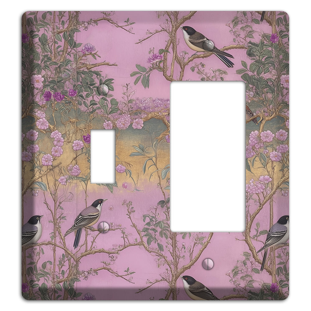 Songbird Twilight Garden Toggle / Rocker Wallplate