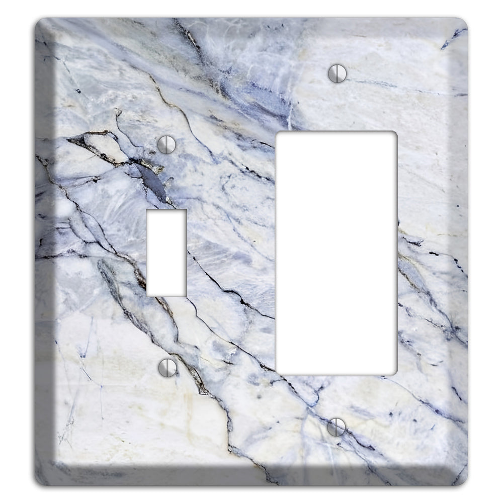 Geyser Marble Toggle / Rocker Wallplate