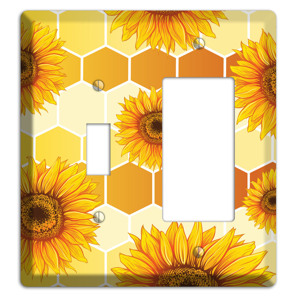 Honeycomb Solstice Toggle / Rocker Wallplate