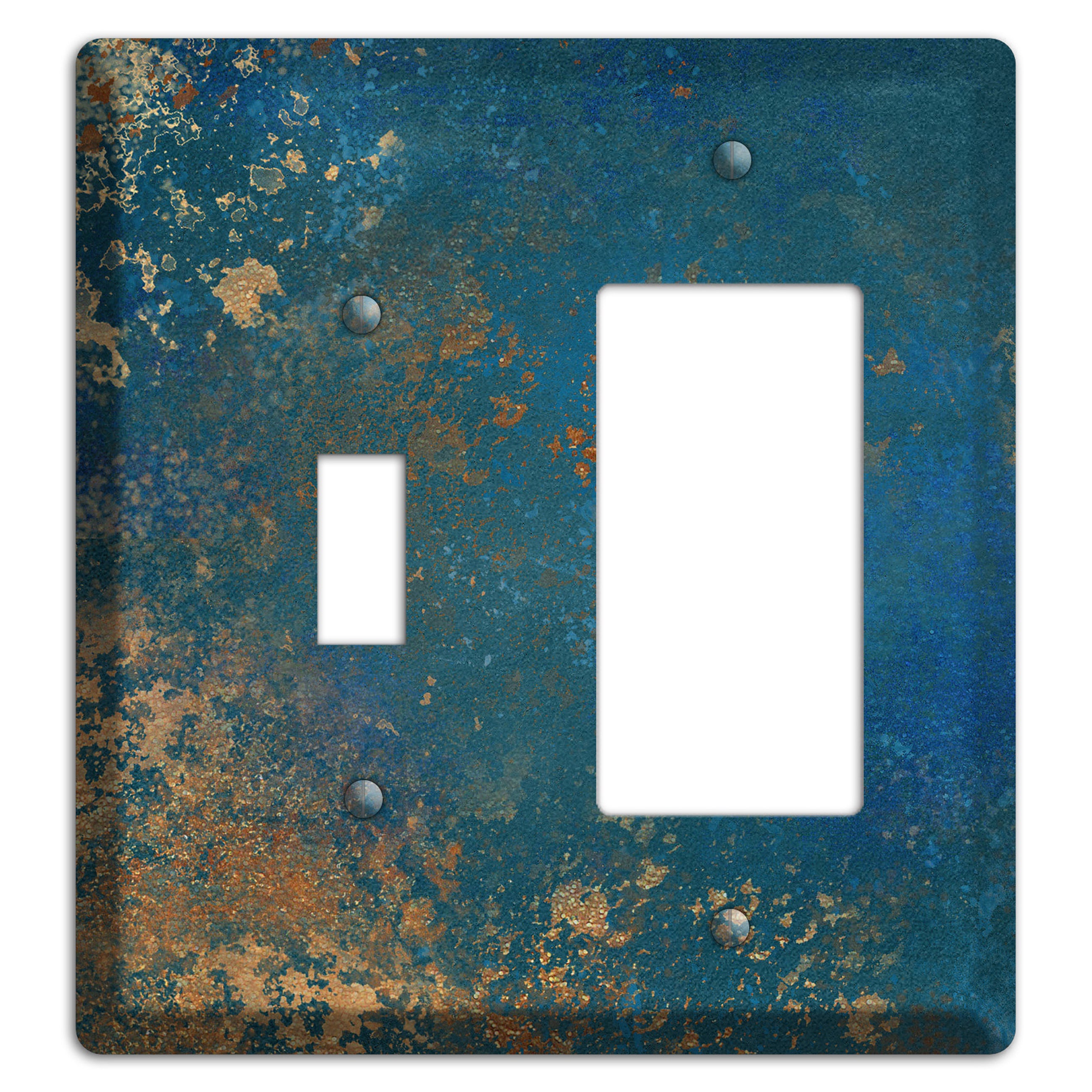 Oxidized Ocean Toggle / Rocker Wallplate