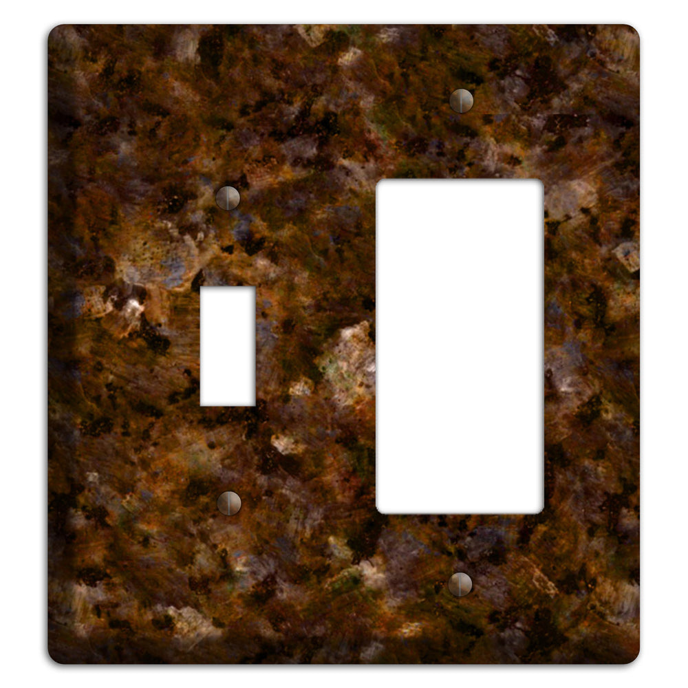 Baltic Green Granite Toggle / Rocker Wallplate
