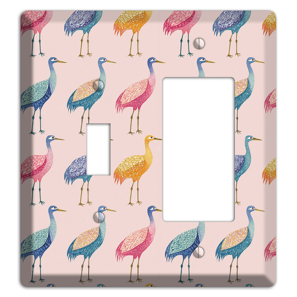 Rainbow Marsh Parade Toggle / Rocker Wallplate