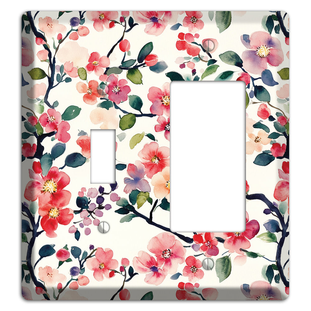 Blossom & Bough Toggle / Rocker Wallplate