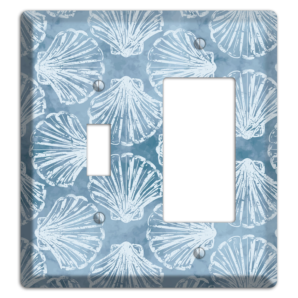 Coastal Shell Drift Toggle / Rocker Wallplate