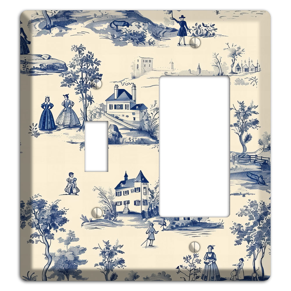 Pastoral Letter Toggle / Rocker Wallplate