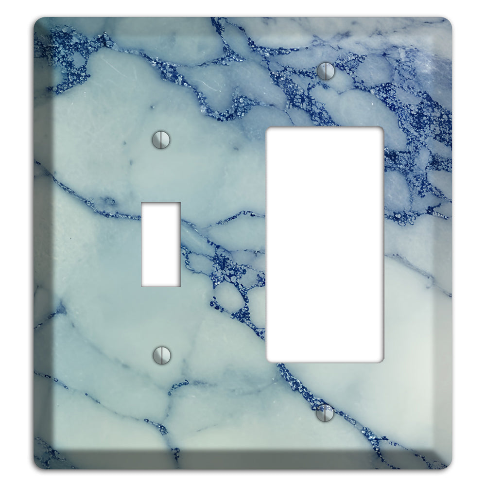 Opal marble Toggle / Rocker Wallplate