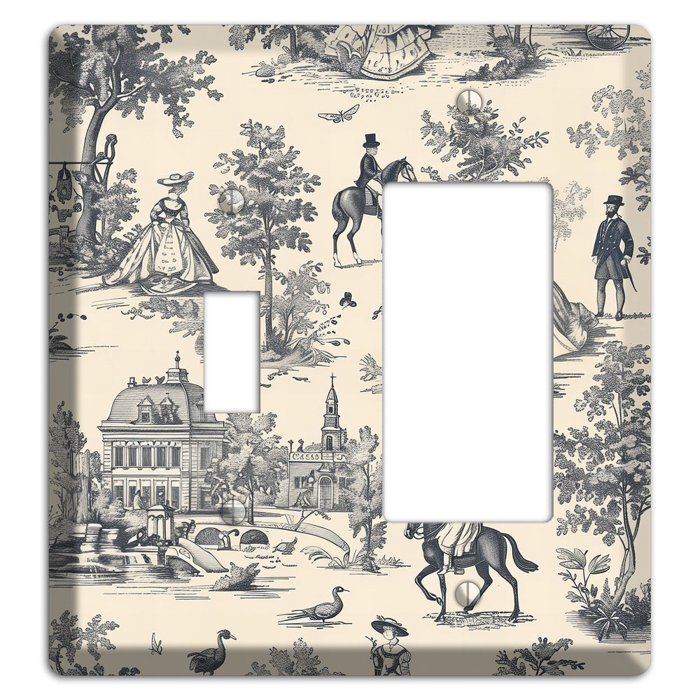Country Estate Promenade Toggle / Rocker Wallplate