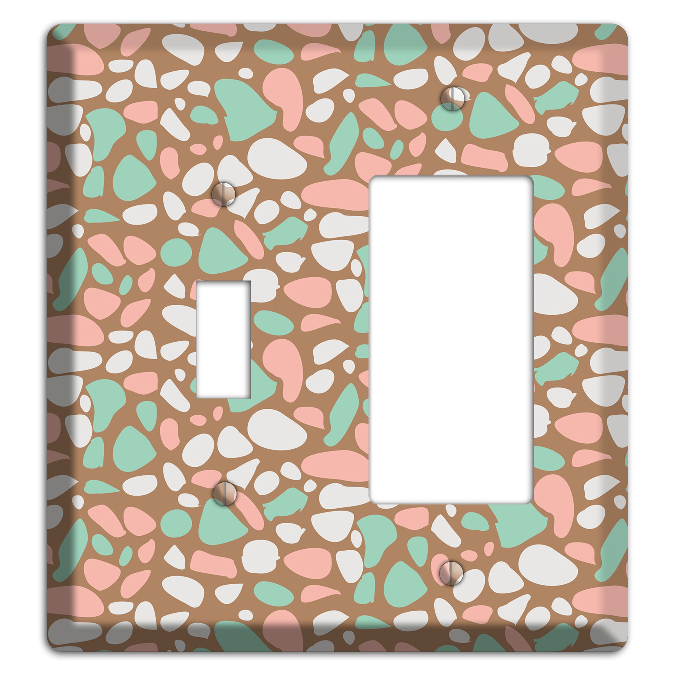 Ginger Mint Chip Toggle / Rocker Wallplate