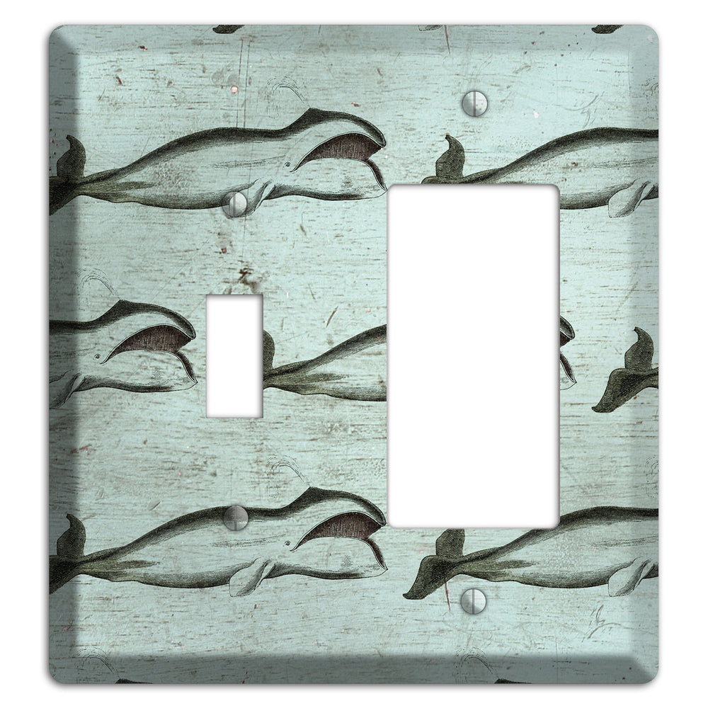 Whale Watch Toggle / Rocker Wallplate