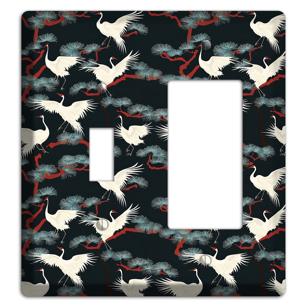 Obsidian Pine Vigil Toggle / Rocker Wallplate