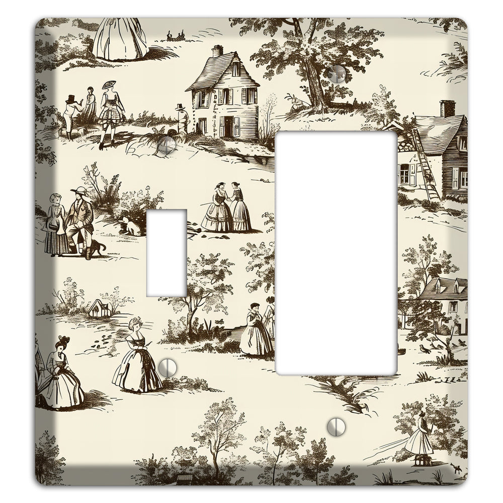 Country Promenade Toggle / Rocker Wallplate