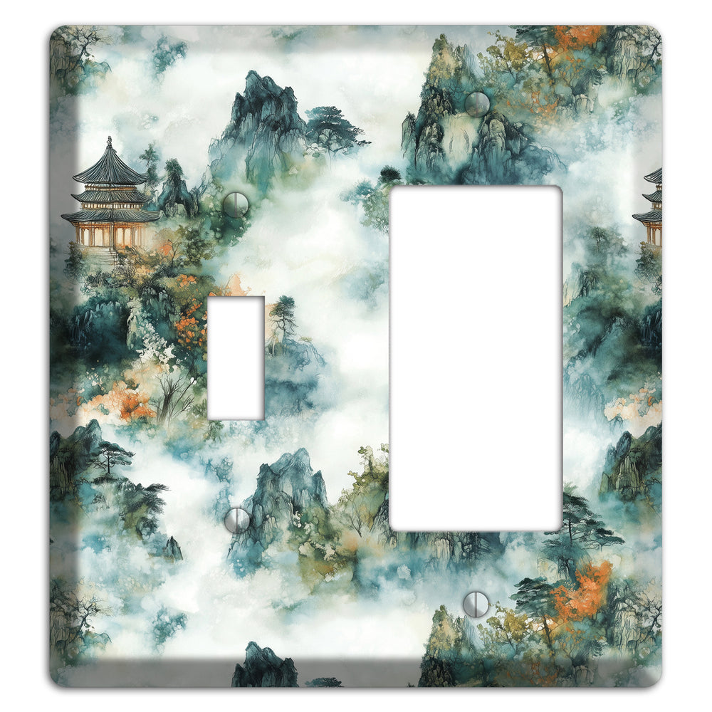 Pavilions in the Mist Toggle / Rocker Wallplate