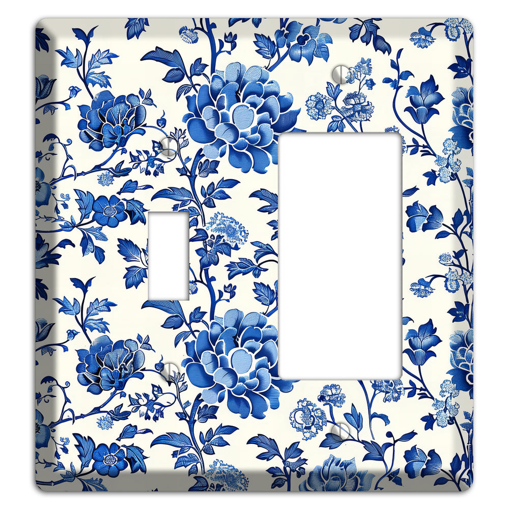 Porcelain Garden Reverie Toggle / Rocker Wallplate