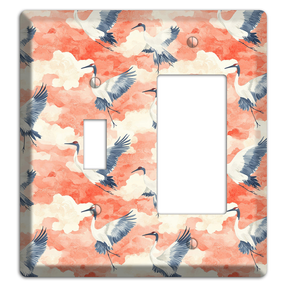 Coral Sky Migration Toggle / Rocker Wallplate