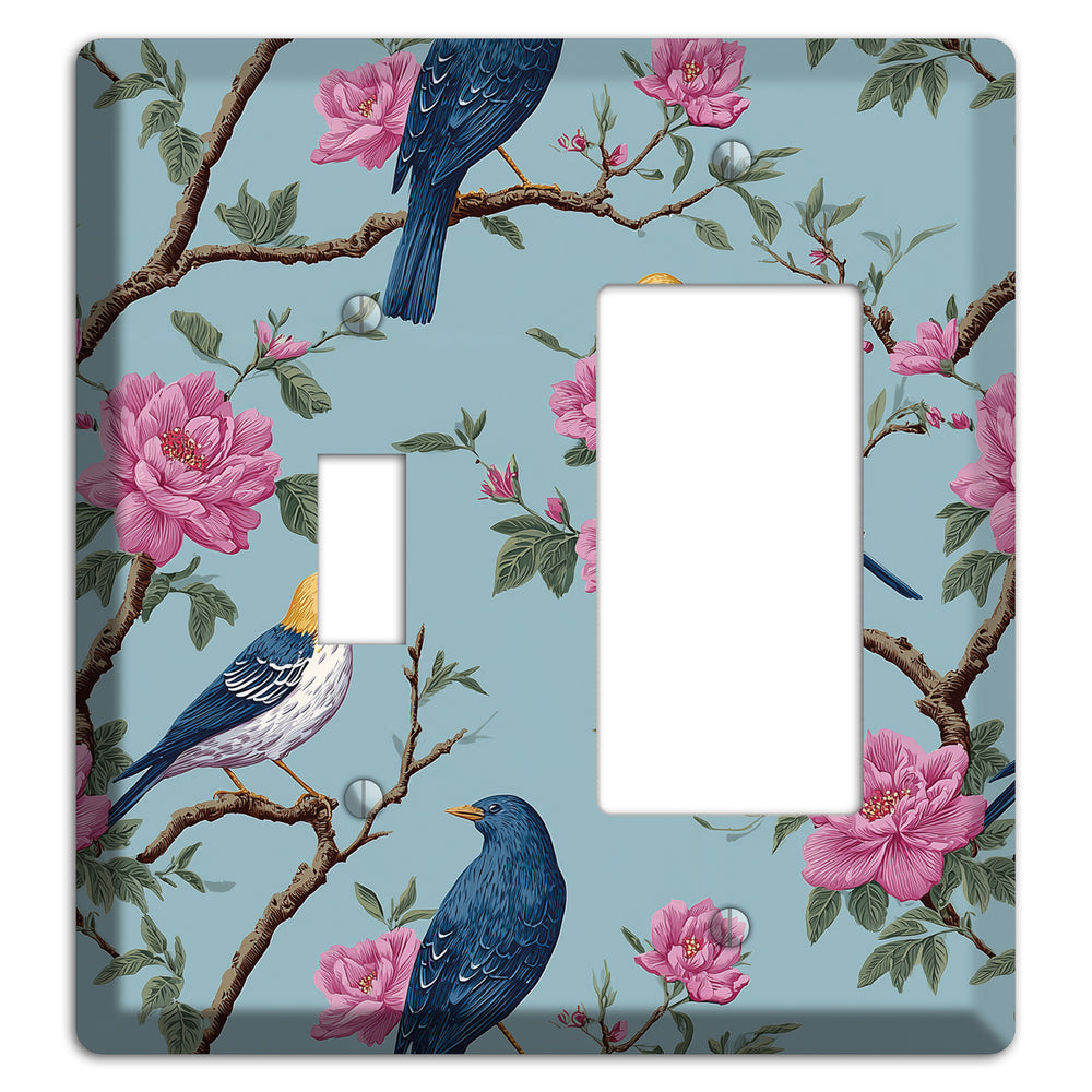 Blossom & Wing Toggle / Rocker Wallplate