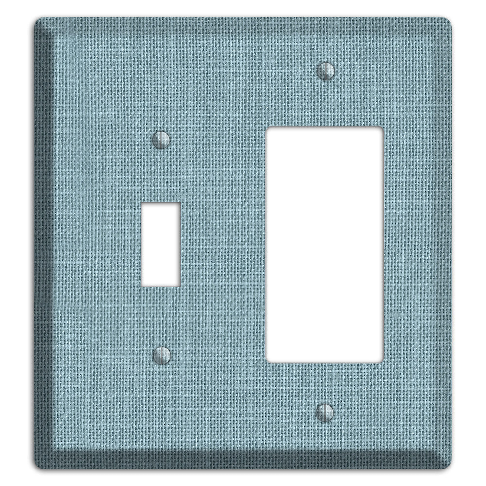 Linen Sky Toggle / Rocker Wallplate